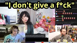 xQc Reacts to Emiru Calling Out Streamers For Exploiting The Situation