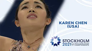 Karen Chen (USA) | Ladies Short Program | ISU Figure Skating World Championships