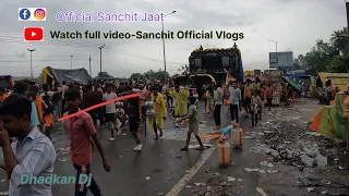 Haridwar Kawad Yatra Mini Vlog🌏 | Dj Dhadkan | public reaction 😳 | Bass🎧 | Watch Full vlog Gopro💯