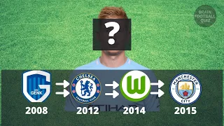 GUESS THE FOOTBALLER FROM THEIR CLUBS AND TRANSFERS. Brain Football Quiz