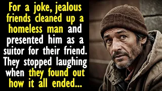 For a joke, jealous friends cleaned up a homeless man and presented him as a suitor for their friend