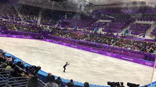 現地映像☆宇野昌磨選手フィギュアスケート男子SP平昌オリンピック羽生結弦選手の金メダル確定まで2018年2月17日