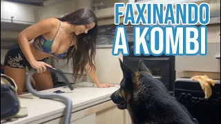 FAXINA NA KOMBI MOTORHOME! VANLIFE REAL