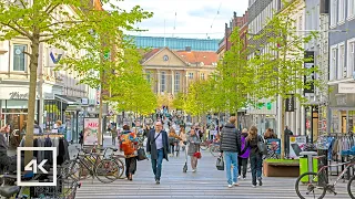 🇩🇰  Aarhus, Denmark - City Center 4K Walking Tour - May 2023