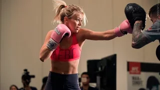 Paige VanZant UFC on FOX 21 Open Workout