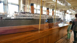Giant Ship Models of Titanic, Queen Mary, Queen Victoria, SS Normandie & Lusitania