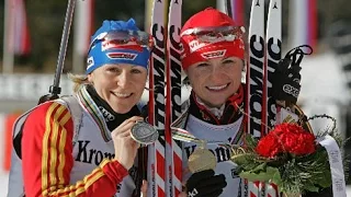 Biathlon-WM Antholz 2007: Das Duell der Freundinnen - Henkel vs. Glagow