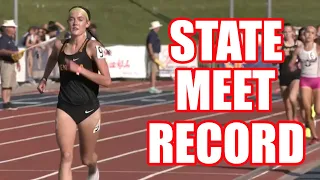 Sadie Engelhardt BREAKS California State Meet 1600m Record, 4:33