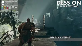 God Of War | 4K Benchmark | DLSS ON & OFF | Alienware Area-51m R2