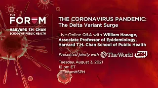 The Coronavirus Pandemic: The Delta Variant Surge