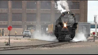 Union Pacific 3985 test run Aug 31, 2010