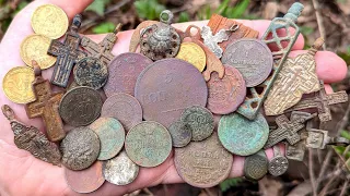 Жирный коп монет на старых деревнях весной 2024💰