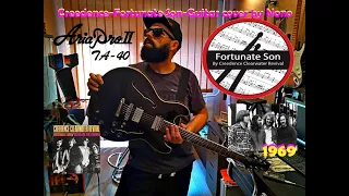 Creedence-Fortunate Son I Aria ProII TA40 Guitar Cover by Nono #Aria #Creedence #TA40 #Fortunateson