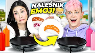 PANCAKE ART EMOJI CHALLENGE Z ŻAKLINĄ 😱🥞 | Dominik Rupiński