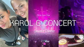 Karol G Strip Love Tour Concert ❤️‍🔥 - grwm, dinner & concert