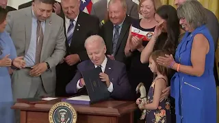 President Biden signs burn pits bill into law