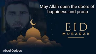 Eid Mubarak to all Muslims