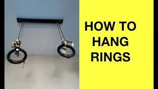 How to Hang Gymnastic Rings at Home Garage Gym