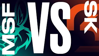 MSF vs. SK - Неделя 4 День 2 | LEC Весенний сплит | Misfits Gaming vs. SK Gaming (2022)