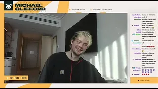 Michael Clifford stream on twitch (22/07/22)