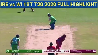West Indies vs Ireland 1st T20 full highlight 2020 | Ire vs wi 1st t20 2020 , wi vs ire highlights