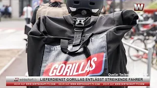 Lieferdienst Gorillas entlässt streikende Fahrer