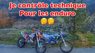 [vlog enduro ] le contrôle technique moto le fameux !!! On en parle ….