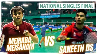 MEIRABA MAISANAM VS SANEETH DS:YONEXSUNRISE ALL INDIA SENIOR RANKING BANGALORE 2024