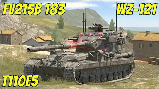 FV215b 183, WZ-121 & T110E5 ● WoT Blitz