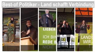 Best-of Politiker/ Kaniber / Söder / Seehofer / Schmidt / Aiwanger / Bauer - Land schafft Verbindung