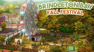 I Built A Fall Festival For Brindleton Bay In The Sims 4!