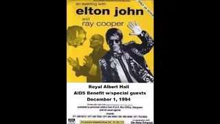 Elton John Royal Albert Hall Aids Benefit London 12-1-94