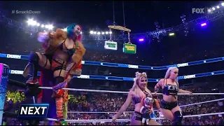 WWE SMACKDOWN July 1 2022 Alexa Bliss, Asuka & Liv Morgan vs. Lacey Evans, Raquel Rodriguez & Shotzi