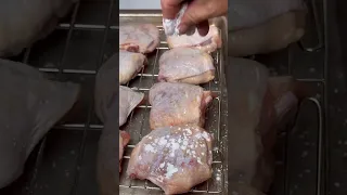 How to get crispy chicken skin on a pellet grill