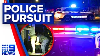 Six people detained following high-speed police pursuit in Sydney | 9 News Australia