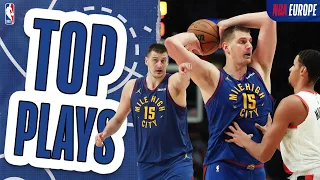 A 17th TRIPLE-DOUBLE of the season for the Joker 🃏 Jokic best plays v Portland Trail Blazers