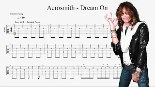 Aerosmith - Dream On Fingerstyle Tabs | Guitar Pro 8