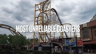 Top 5 Most Unreliable Roller Coasters