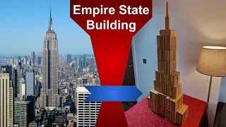 Crafting a Realistic Wooden Empire State Building in Kapla