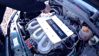 Opel Vectra C 3.2 V6 снятие впускного коллектора (Removing the intake manifold)