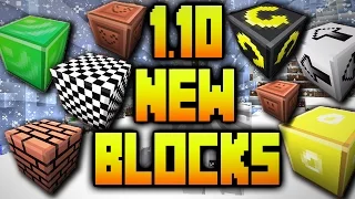 NEW BLOCKS! - Minecraft 1.10 PARKOUR PUZZLE MAP