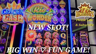 NEW GAME ♡ BIG WINS ♡ SO MUCH FUN! "Crackin' Cash-RIO WONDER" #yaamava #casino #slotmachine #bonus