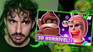 Desenhos 3D que ENVELHECERAM MAL / Piores CGI (Parte 2) 👎🤮 | Leozin React