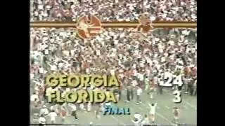 1985 Georgia-Florida: Postgame Celebration