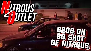 B20B Non Vtec On 80 Shot Of Nitrous #NitrousOutlet #Nos