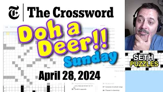 April 28, 2024 (Sunday): "Sounds of Music!" New York Times Crossword Puzzle