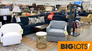 BIG LOTS SHOP WITH ME FURNITURE SOFAS ARMCHAIRS COFFEE TABLES BEDS SHOPPING STORE WALK THROUGH