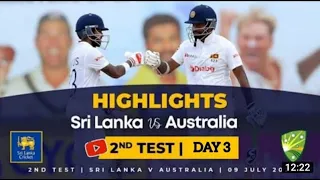 Sri Lanka vs Australia 2nd Test Day 3