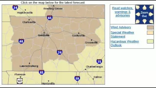 Wind Advisory Nashville TN (NO EAS)