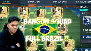 AKU BIKIN SQUAD FULL PEMAIN BRAZIL! DAN TEST GAMEPLAY NYA DI RANKED - FIFA MOBILE 23